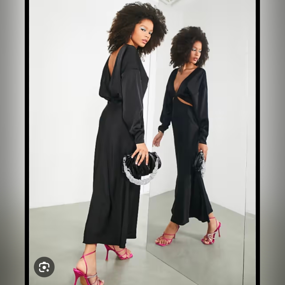 ASOS Black Cutout Dress